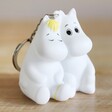 House of Disaster Moomin Love Keyring Close Up on Wooden Table