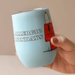 House of Disaster Peanuts I'm Allergic To Mondays Travel Mug