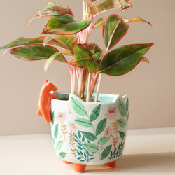 House of Disaster Secret Garden Fox Planter