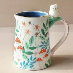 House of Disaster Secret Garden Owl Jug