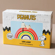House of Disaster Snoopy Rainbow LED Night Light in Packaging Box with Natural Background