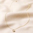 Estella Bartlett Pavé Smiley Pendant Necklace Gold Full Length