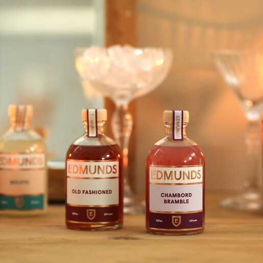 Available Bottles of 100ml Edmunds Cocktails