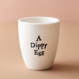 East of India Dippy Egg Porcelain Egg Cup