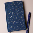 Front Cover of Designworks Ink Written In The Stars Notebook with Celestial Pencil