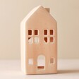 Close Up of Paddywax Persimmon Chestnut Ceramic House Incense Holder