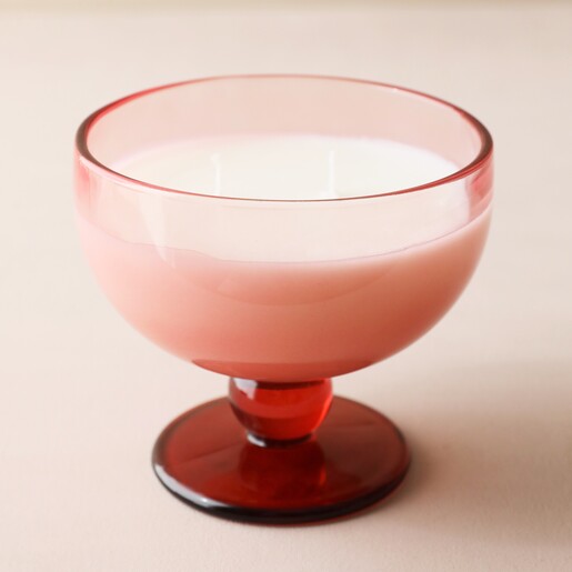 Saffron Rose Scented Candle Goblet Paddywax Lisa Angel