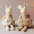 Festive Reindeer Decoration with Festive Mouse Decoration