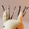 Antlers on Festive Reindeer Decoration Against Natural Coloured Background