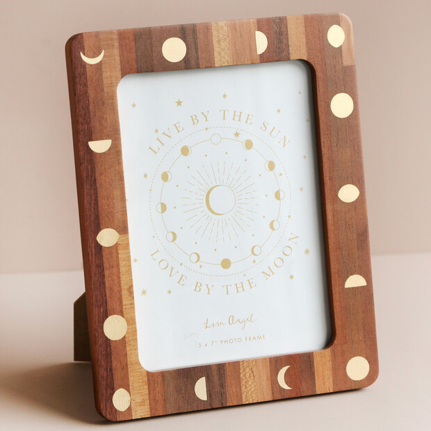 Moon Phase 5" x 7" Wooden Photo Frame Moon Phase 5" x 7" Wooden Photo Frame