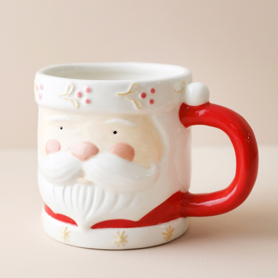 Ceramic Father Christmas Mug | Lisa Angel