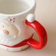 Overview Shot of Ceramic Father Christmas Mug