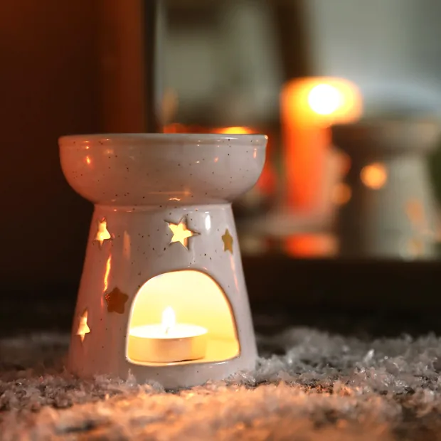 Ceramic Starry Wax Melt Burner Ceramic Starry Wax Melt Burner