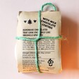 Back of Packaging of Milk Chocolate Brussels Sprouts