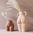 Small Porcelain Body Vase with Porcelain bum 