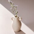 Small Ceramic Daughter Bud Vase with Dried Flower Inside