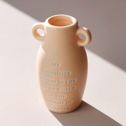 Small Ceramic My Favourite Person Bud Vase, H9cm