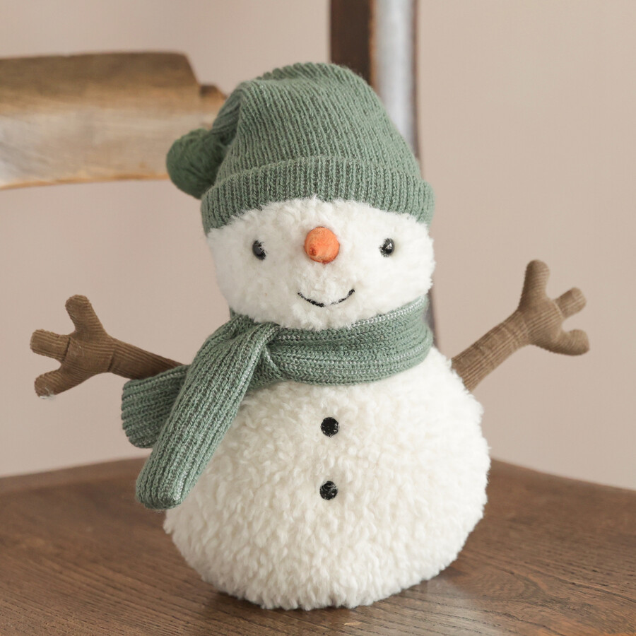 small stuffed snowman