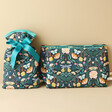 Midnight Floral Cotton Wash Bag With Matching Hot Water Bottle