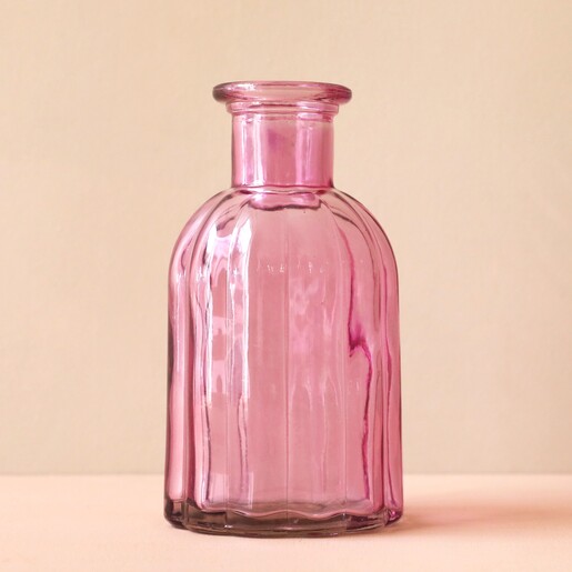 Soft Pink Glass Bottle Vase Lisa Angel