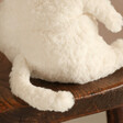 Close Up of Tail on Jellycat Amore Cat Cream Small Soft Toy