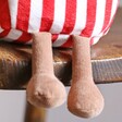 Close Up of Cord Legs on the Jellycat Amuseable Popcorn Soft Toy