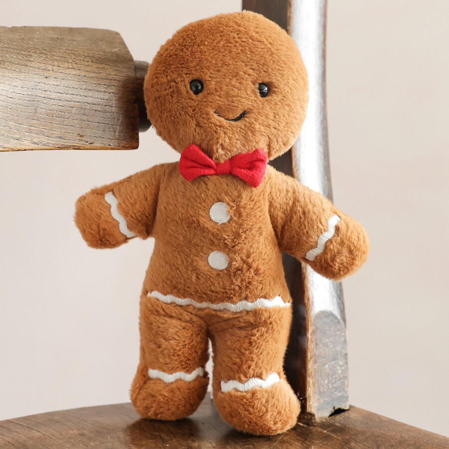 Jolly Gingerbread Fred Soft Toy | Jellycat | Lisa Angel