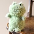 Jellycat Little Frog Soft Toy on Wooden Chair