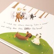 Inside Page of Jellycat Otto The Loyal Long Dog Book