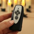 Remote Control for Set of 10 Cream Small LED Wick Candles
