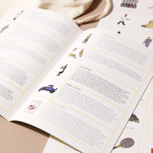 Inside Information Booklet From Agatha Christie Bingo Game