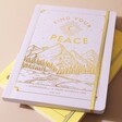 Find Your Peace Mindful Life Workbook on Neutral Background