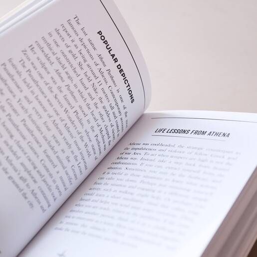 Inside Page of The Little Book of Goddesses with Neutral Background