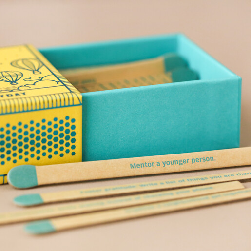 Matchsticks From Matchbox Spark Happiness Prompts