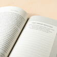 Tarot Therapy Book reflection page with space to write