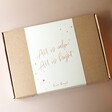 External Packaging of All is Calm, All is Bright Christmas Wax Melt Letterbox Gift