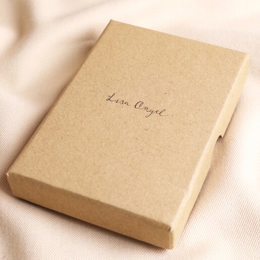 Gift Box From Silver Heart Stud Earrings, Necklace and Beaded Bracelet Set