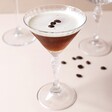 Personalised Espresso Martini in Martini Glass