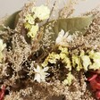 Close Up of Dried Florals on Pink Hydrangea Dried Flower Wreath