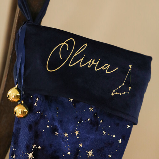 navy blue velvet christmas stockings