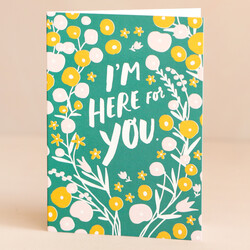 Ohh Deer I'm Here For You Greetings Card