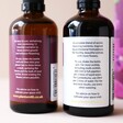 Close Up of Ingredients and Instructions on Bottles of Plantsmith Orchid Care Gift Cracker