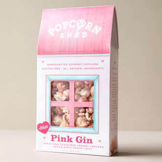 Popcorn Shed Pink Gin Gourmet Popcorn