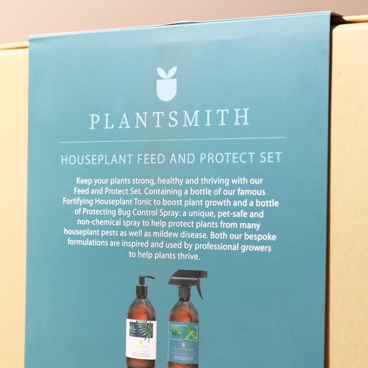 Back of Packaging of Plantsmith Feed and Protect Gift Box