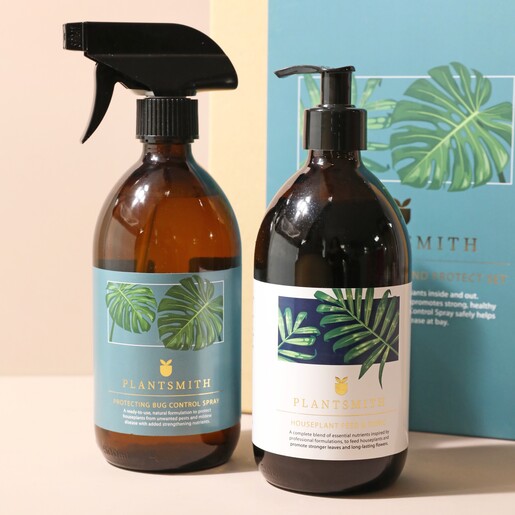 Tonics from Plantsmith Feed and Protect Gift Box in Front of Gift Box