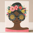 Rifle Paper Co. Floral Birthday Girl Birthday Card on Neutral Background