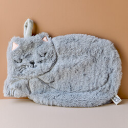 Sass & Belle Grey Cat Hot Water Bottle
