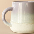 Close Up of Handle on Sass & Belle Mojave Glaze Lilac Mug