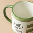 Aerial View of Striped Plant Therapy Mug