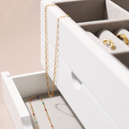 Jewellery Box With Drawers Open Personalised Birth Flower Jewellery Box With Drawers Open